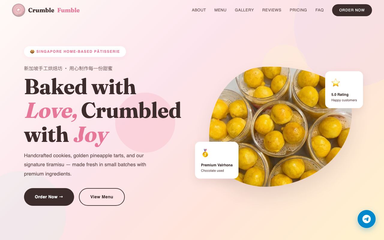 Crumble Fumble
